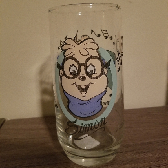 Vintage 1985 Alvin and the Chipmunks "Alvin & Simon" Collectible Glassware💎🐿 - Picture 4 of 8